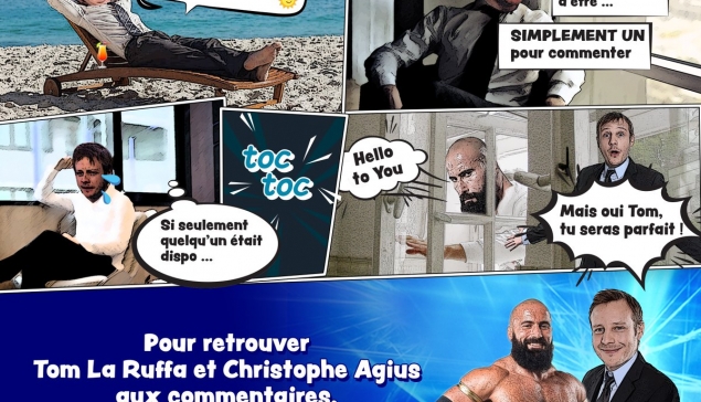 Tom La Ruffa commentera RAW et SmackDown aux côtés de Christophe Agius