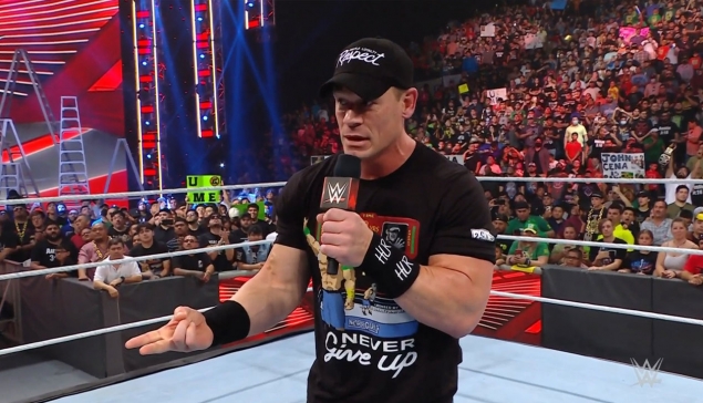 John Cena célèbre ses 20 ans de carrière à WWE RAW