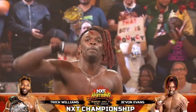 Je’Von Evans affrontera Trick Williams à WWE NXT Heatwave