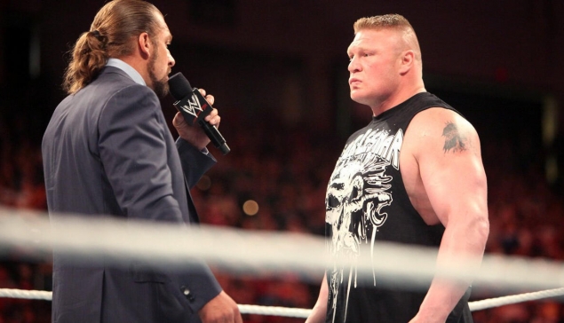 Triple H n'exclut pas un retour de Brock Lesnar à la WWE