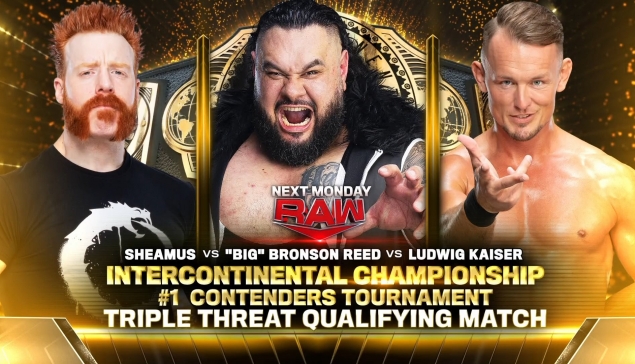 WWE RAW : 2 nouveaux Triple Threat Matchs annoncés pour le tournoi Intercontinental