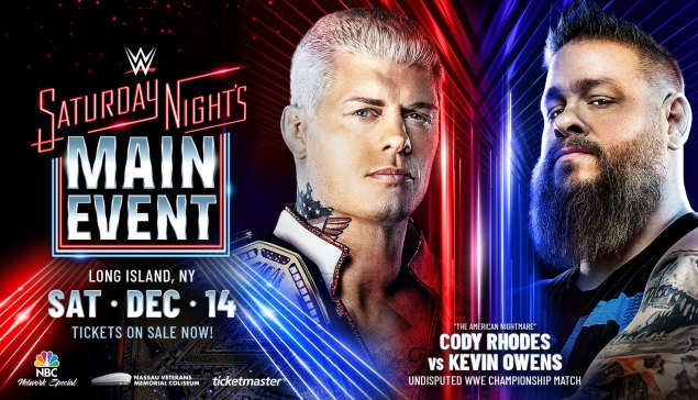 Regardez WWE Saturday Night's Main Event du 14 décembre 2024 sur YouTube