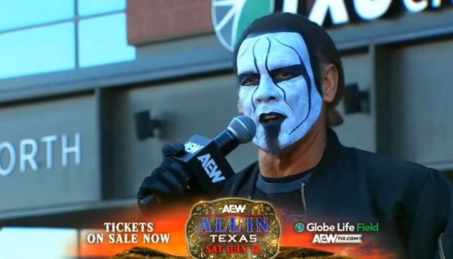 Sting ne remontera pas sur le ring pour AEW All In 2025