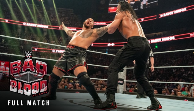 WWE Bad Blood à voir : Cody Rhodes et Roman Reigns affrontent la Bloodline