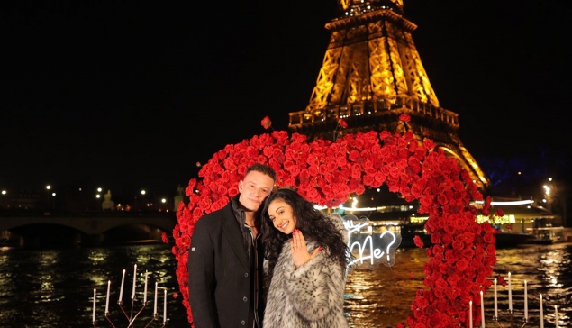 Arianna Grace et Channing Lorenzo se fiancent devant la Tour Eiffel