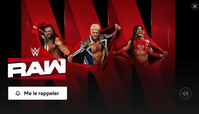 Nouvelle affiche de WWE RAW sur Netflix