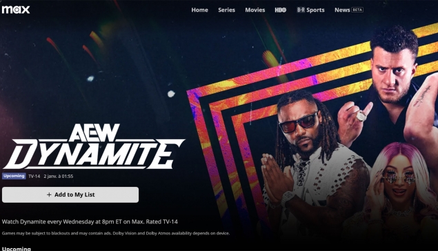 Comment regarder l'AEW sur Max en France ?