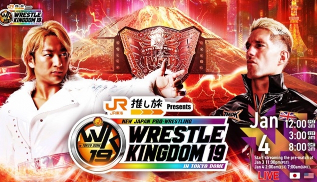 Carte de NJPW Wrestle Kingdom 19