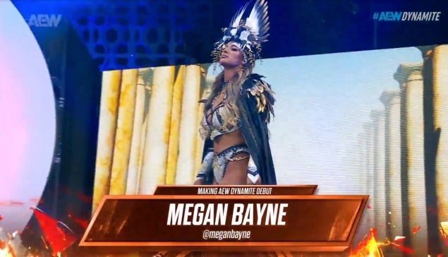 Megan Bayne est sous contrat avec l'AEW