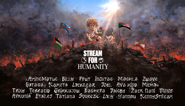 Un streamer catch participe à l'événement caritatif Stream for Humanity