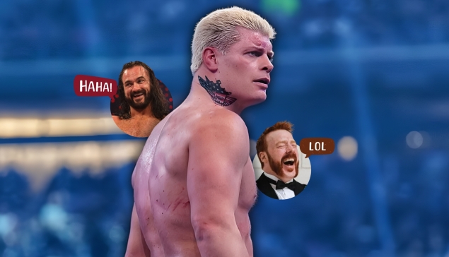 Drew McIntyre et Sheamus se moquent du tatouage de Cody Rhodes