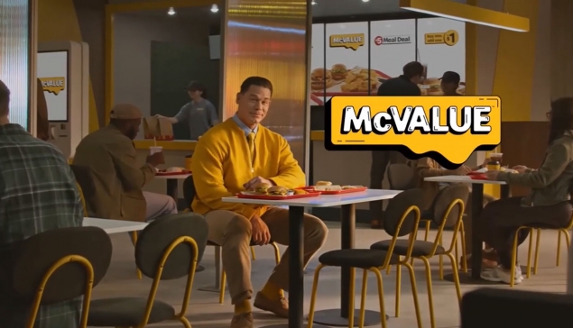 John Cena la star du menu McValeur de McDonald's