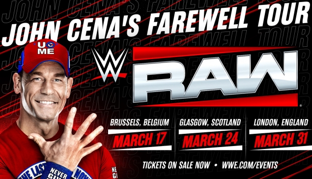 À quelle heure vont commencer les shows WWE en Europe ?