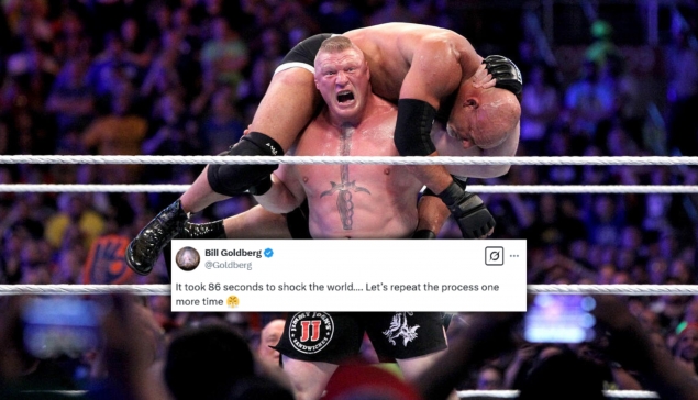 Goldberg veut affronter Brock Lesnar une dernière fois