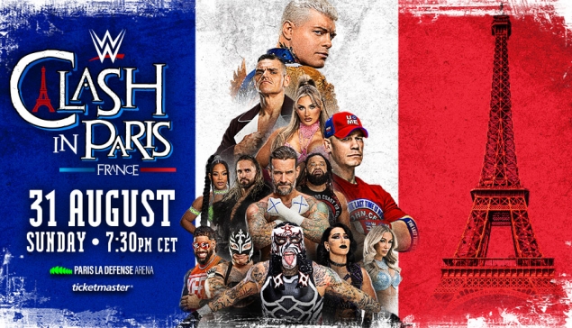 La WWE lance la prévente des billets simples de Clash In Paris et RAW