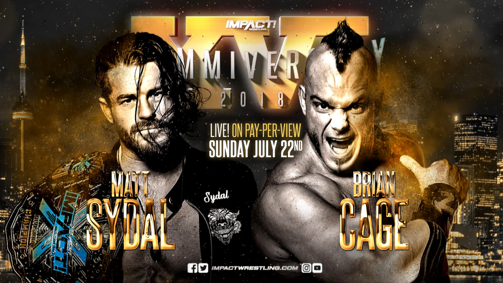 Slammiversary Sydal vs Cage