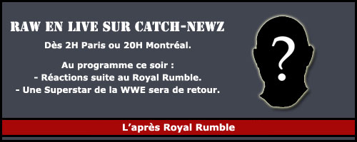 Resultats WWE RAW 25 janvier 2016