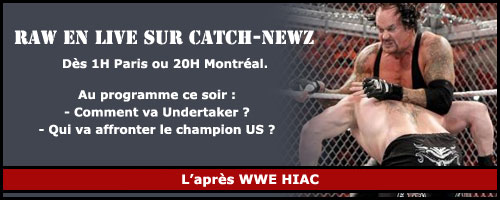 Résultats WWE RAW 26 octobre