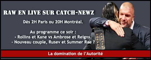 Résultats WWE RAW 29 juin