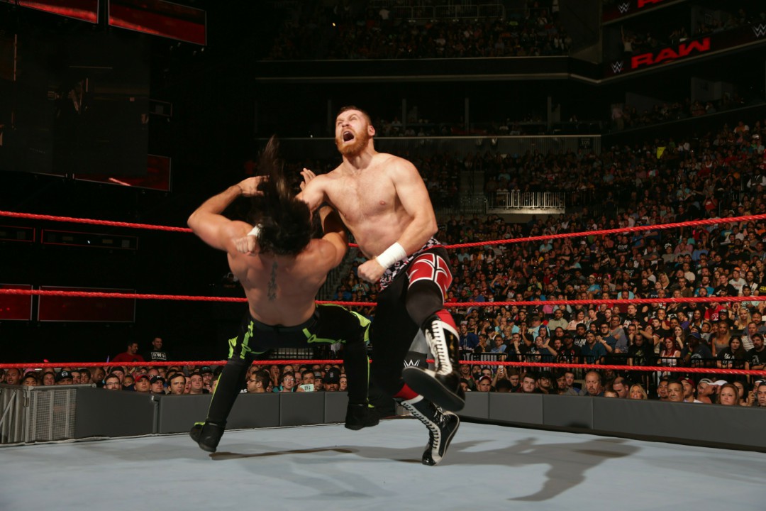 RAW 22aout zayn vs rollins