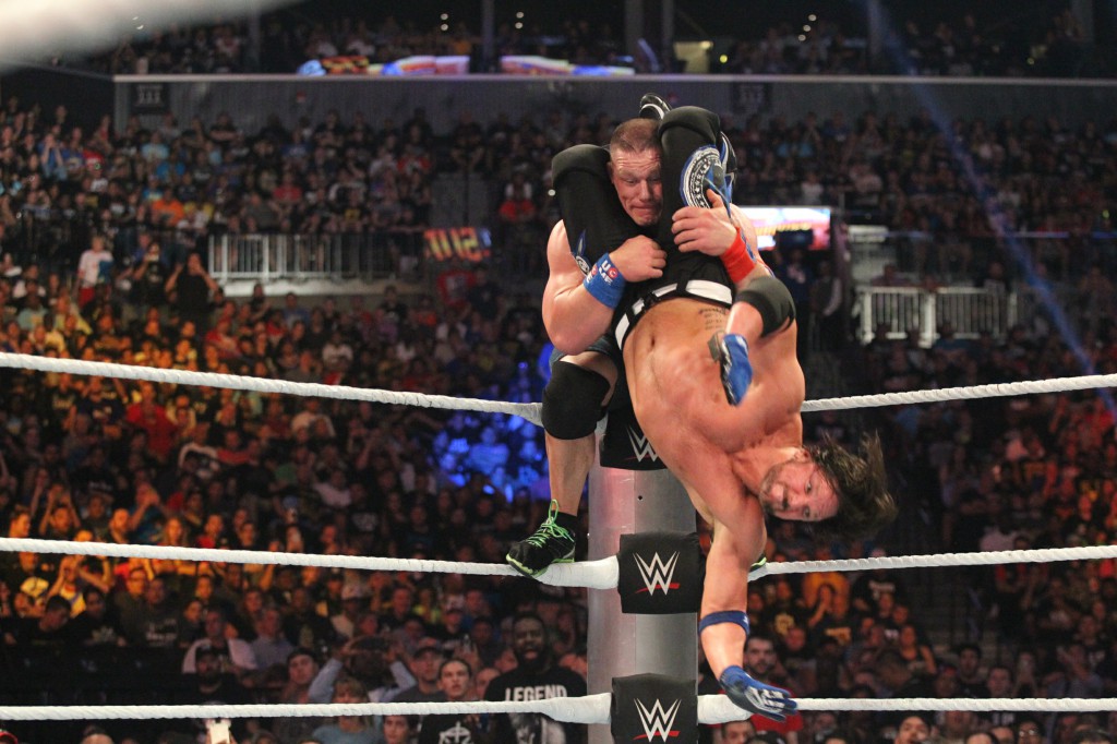 cena vs styles summerslam2016